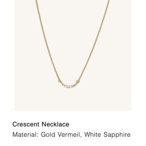 Mejuri - Crescent necklace